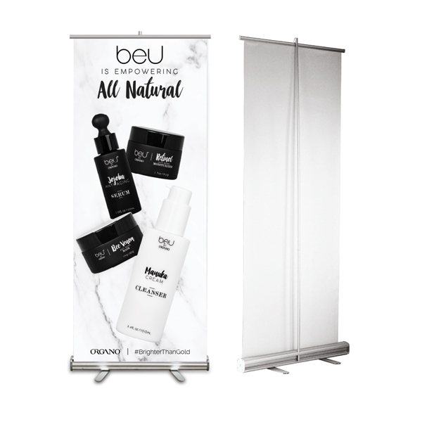 Roll Up Banner - beU All Natural