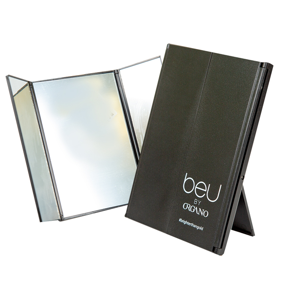 beU By ORGANO 3-Fold Table Mirror