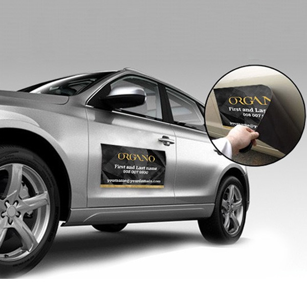 Personalized Organo Car Magnet BLACK (14x22)