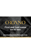 Personalized Organo Car Magnet BLACK (14x22)