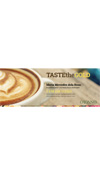 HPersonalized - Taste The Gold White Cup Horizontal Banner English
