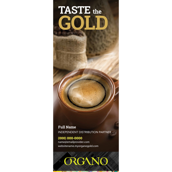 XPersonalized - Taste The Gold Cup VBanner English