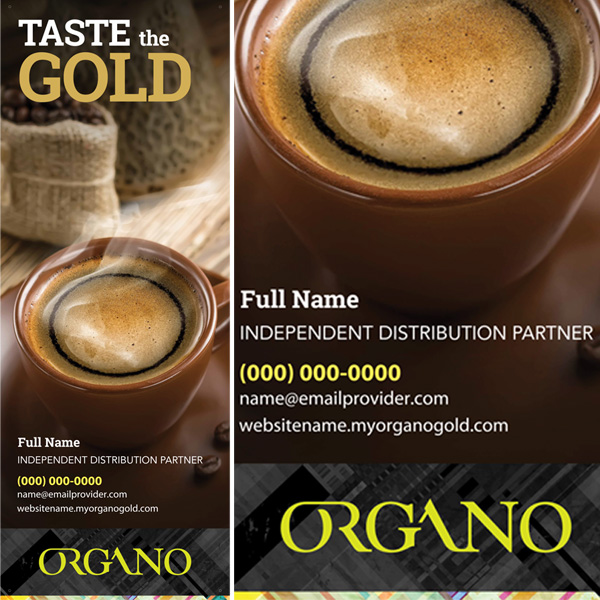 XPersonalized - Taste The Gold Cup VBanner English