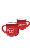 10oz Ceramic Dream Mug By Organo - Red