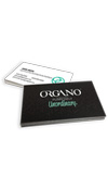 Organo Purposely Unordinary Black Business Card English 200