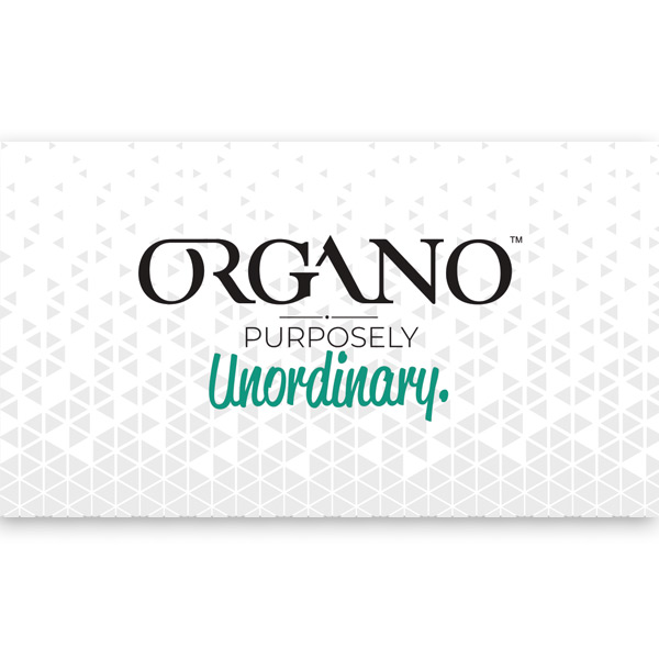 Organo Purposely Unordinary White Business Card English 200