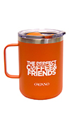 Organo Coffee & Friends SS Camper Mug - Tangerine