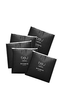 BeU Black Mailer Pack of 5