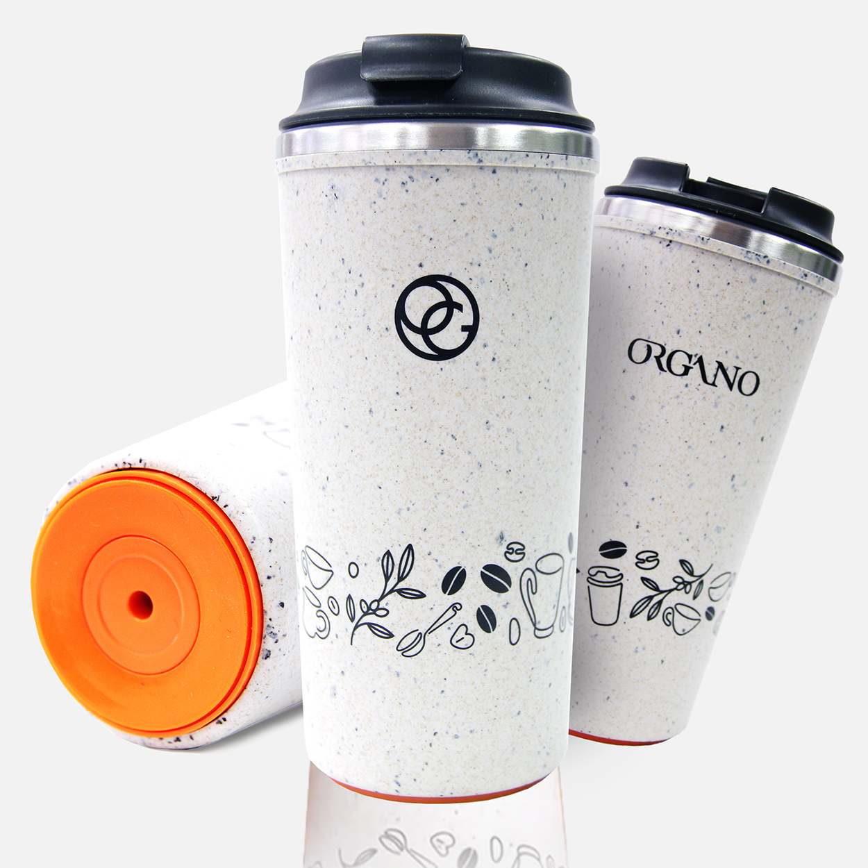 Organo Stainless Steel Coffee Ground Tumbler