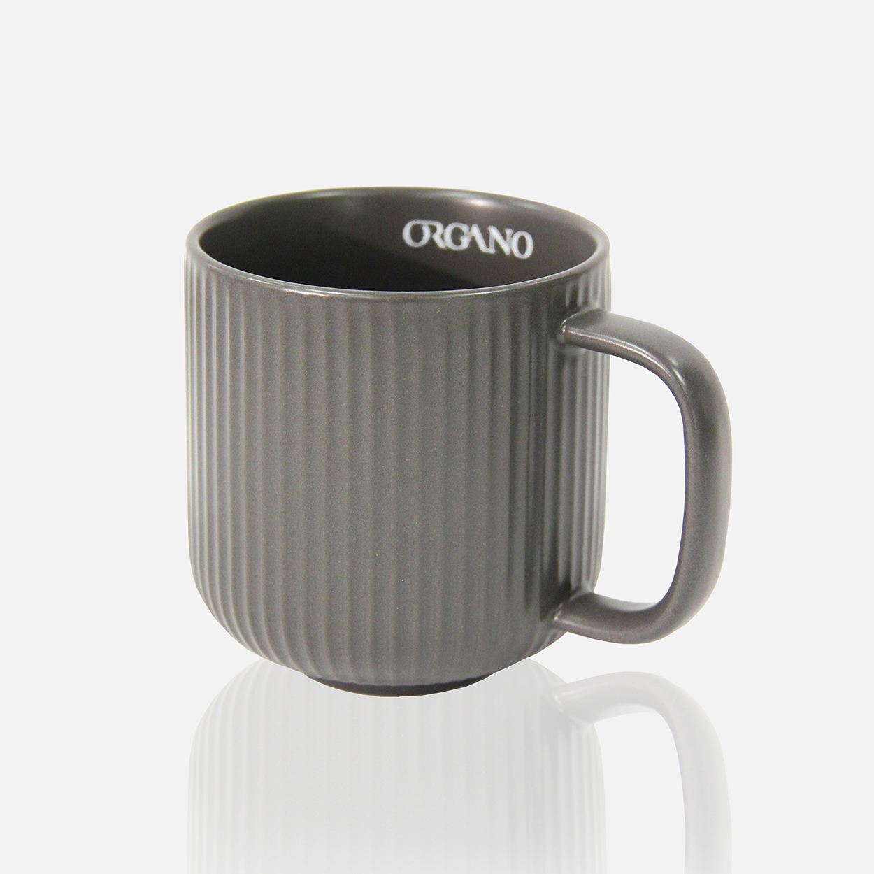 Organo Grey Pin Stripe Mug